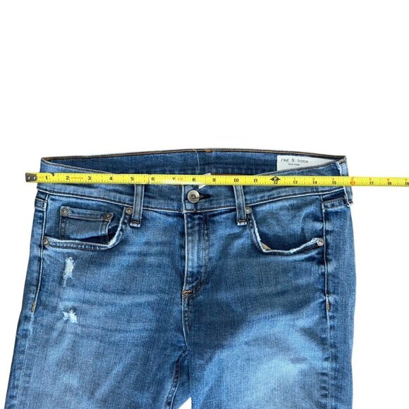 Rag & Bone Dre Capri Distressed Raw Hem Womens Jeans Size 27 - Picture 3 of 7